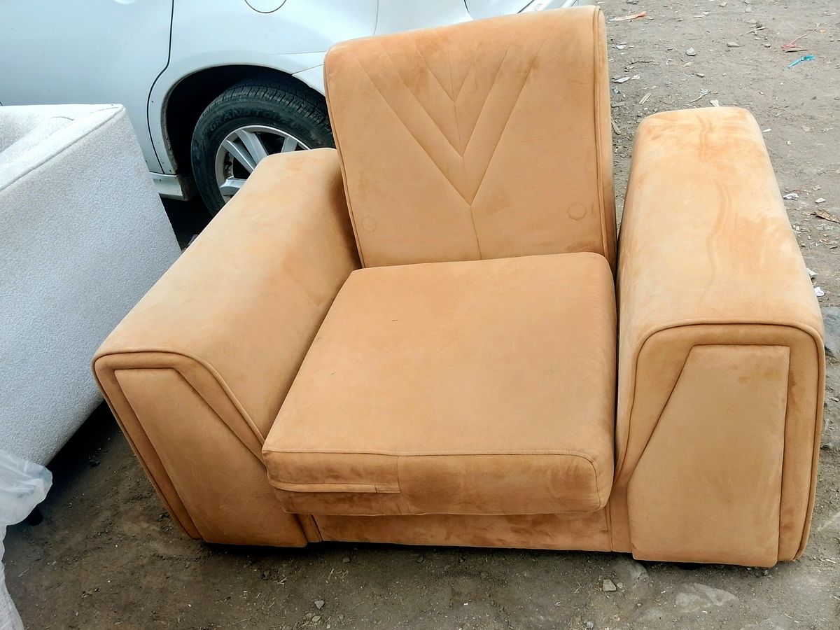 Modern Tan Sofa chair
